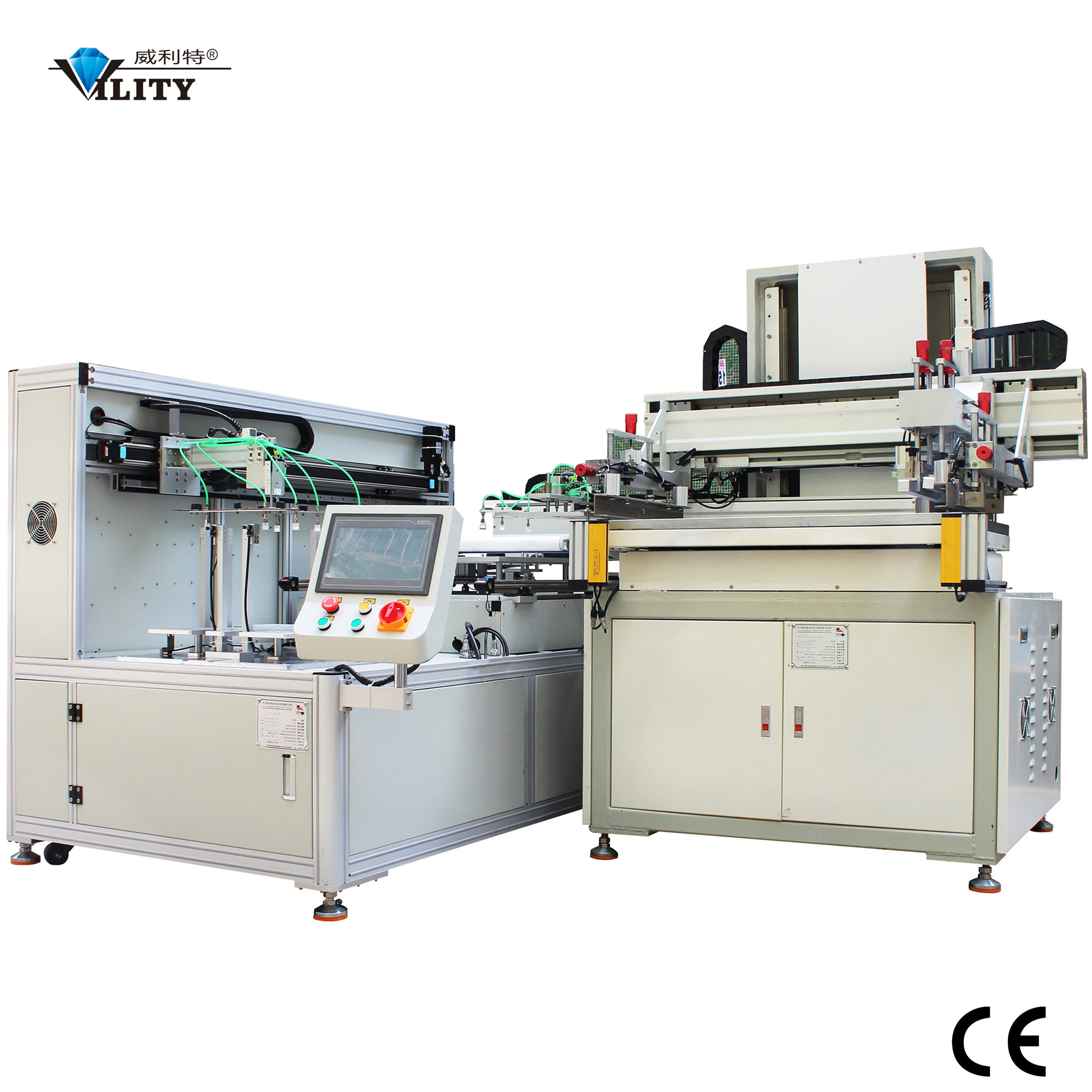 Automatic Edge-Alignment Screen Printing Machine 